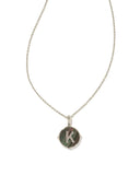Kendra Scott Rhodium Disc Pendant Necklace
