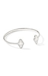 Abbie Pave Frame Cuff Bracelet