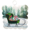 Scalloped Christmas Round Top