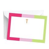 Mary Square Initial Notecards