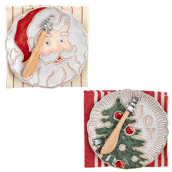 Santa & Tree Appetizer Set