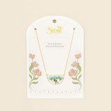 Pressed Flower Necklace