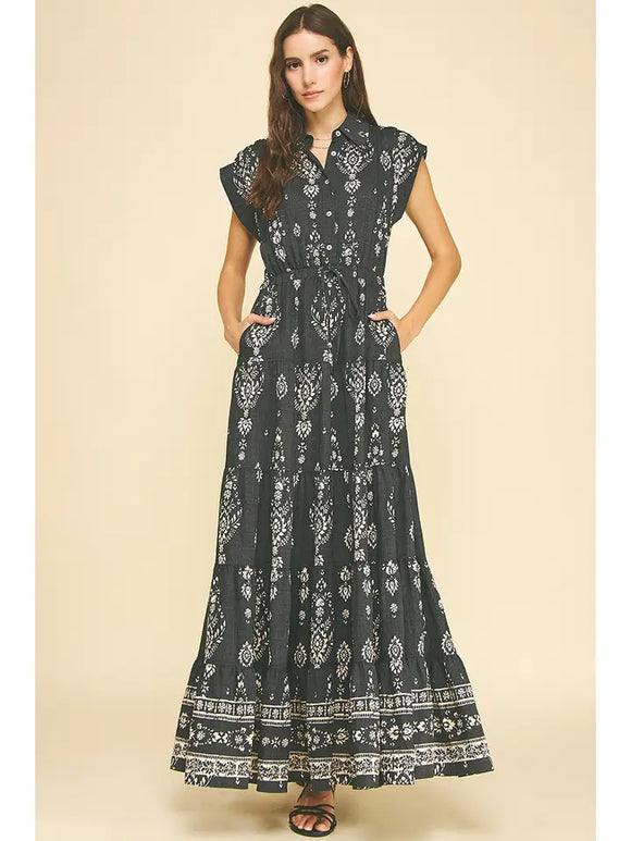 Black Tiered Dress