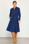 Long Sleeved Blue Jean Dress