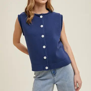 Navy Sweater Vest