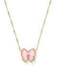 Haley Bow Short Pendant Necklace