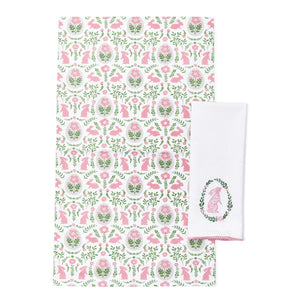 Twos Company Bunny Tea Towels