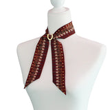 Silk Twill Skinny Scarves