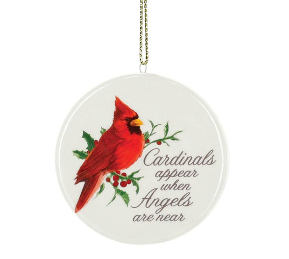 Cardinals and Angels Ornament