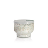 Holiday Capri Blue White Mercury Glass