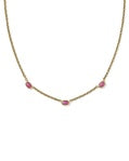 Mini Elisa Three Stone Strand Necklace