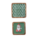 Christmas Enamel Tray