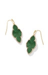 Abbie Pave Frame Drop Earrings