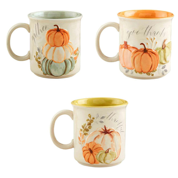 Gather Pumpkin Mugs