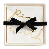 Ceramic Cocktail Napkin Tray