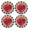 Heart Beaded Coasters