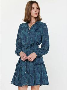 Jacquard Mini Dress