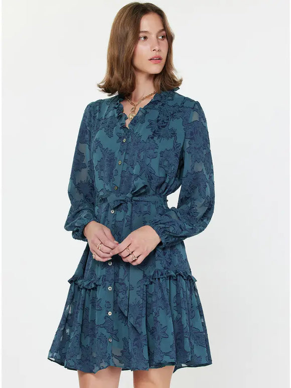 Jacquard Mini Dress