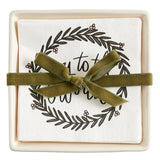 Ceramic Cocktail Napkin Tray