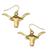 Large Wire Longhorn Earrings
