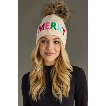 Christmas Pom Hat