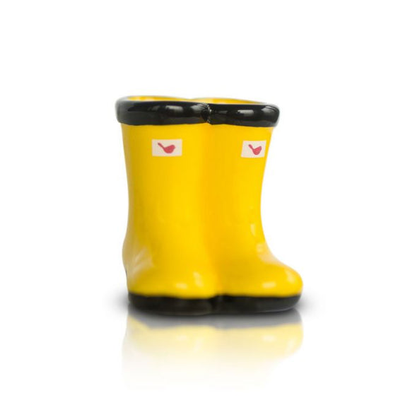 Jumping in Puddles Mini - Yellow Boots