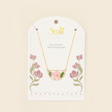 Pressed Flower Necklace