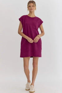 Plum Mini Dress