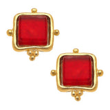 Madeline Glass Studs