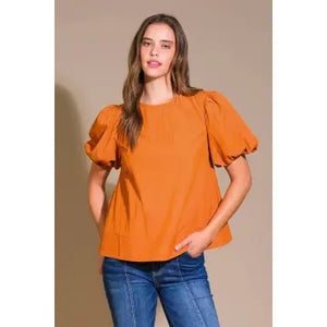 Burnt Orange Solid Top
