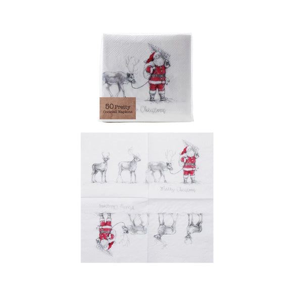 Santa Napkins