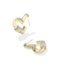 EMERY HEART HOOP EARRINGS