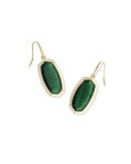 Dani Bezel Drop Earring