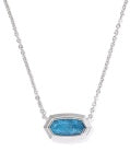 ELISA BEZEL SHORT PENDANT NECKLACE